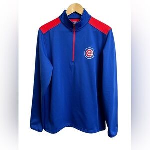 Chicago Cubs MLB Genuine Merch Men's Fleece 1/4 Zip Pullover - Medium